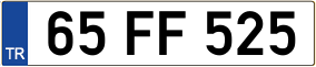 Truck License Plate